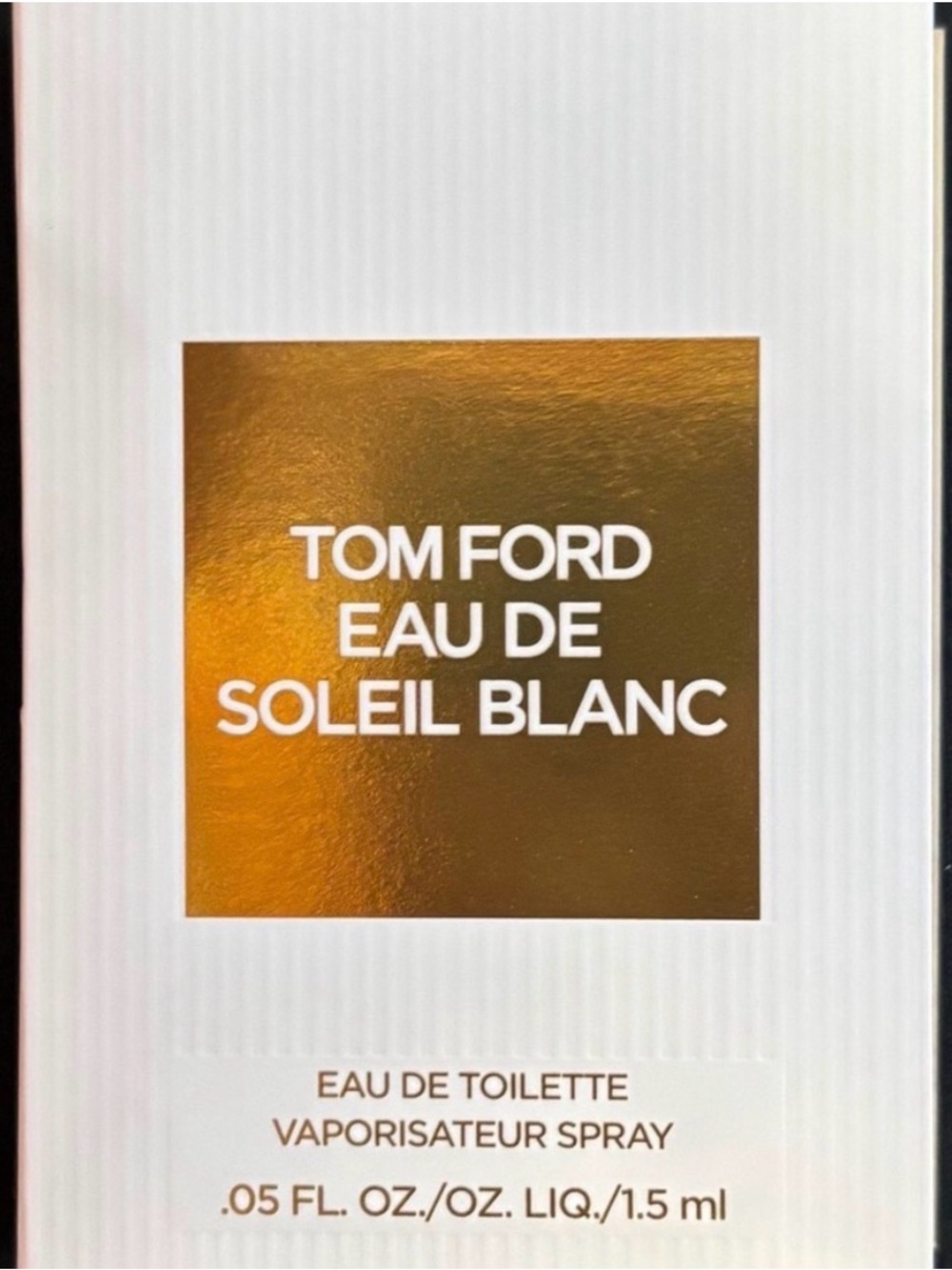 Tom Ford Soleil Blanc EDT -Travel Size